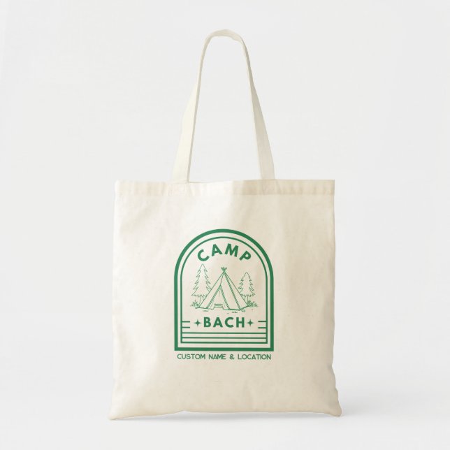 Bolsa Tote Bag de Tote de Camp Bachelorette (Frente)