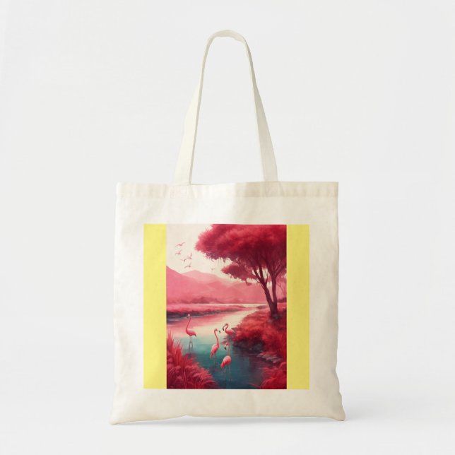 Bolsa Tote "Bag de Tote de Canvas Ecológico - Na moda e Duráv (Frente)