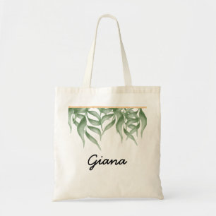 Bolsa Tote Bag de Tote de Foliage da Bridesmaid Elegante