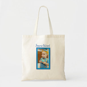 Bolsa Tote Bag de Tote de Foto e Nome Personalizados