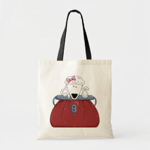Bolsa Tote Bag de Tote de Pet Pet com Poodle de Corte