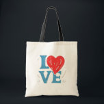 Bolsa Tote Bag de Tote do Coração do AMOR - Romântico e bonit<br><div class="desc">Espalhe o amor onde quer que você vá com esta adorável bolsa de tote do AMOR puxada à mão! Apresentando uma tipografia brincalhona com coração no lugar da letra O, esta design é perfeita para almas românticas, doadores de presentes, ou qualquer pessoa que ame a alegria carregar. Ideal para Dia...</div>