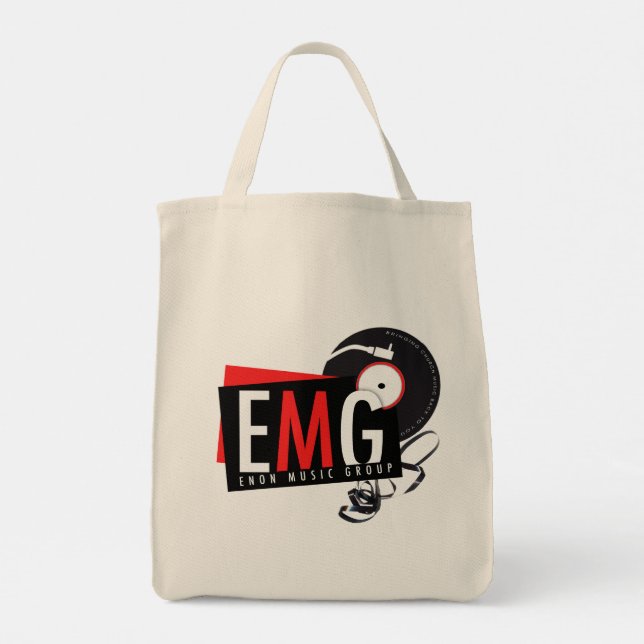 Bolsa Tote Bag de Tote do Grupo de Música Enon (Verso)