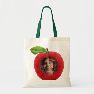 Bolsa Tote Bag de Tote do Rosto da Apple Fotográfica Personal