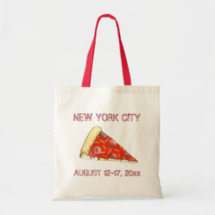 Bolsa Tote Bag de Tote Personalizada de Pizza de Nova Iorque