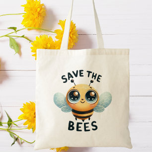 Bolsa Tote Bag de Tote Personalizável 'Salvar as Abelhas'