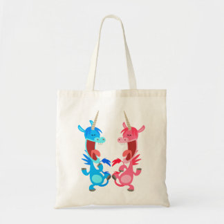 Bolsa Tote Bag de Unicórnios de Cartoons Bonitos