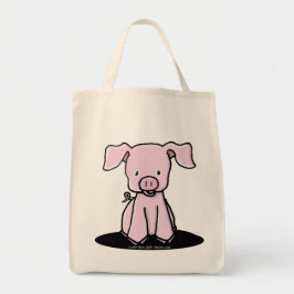 Bolsa Tote Bag do KiniArt Piglet Tote