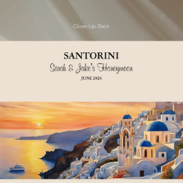 Bolsa Tote Bag do Ombro do Santorini Watercolor