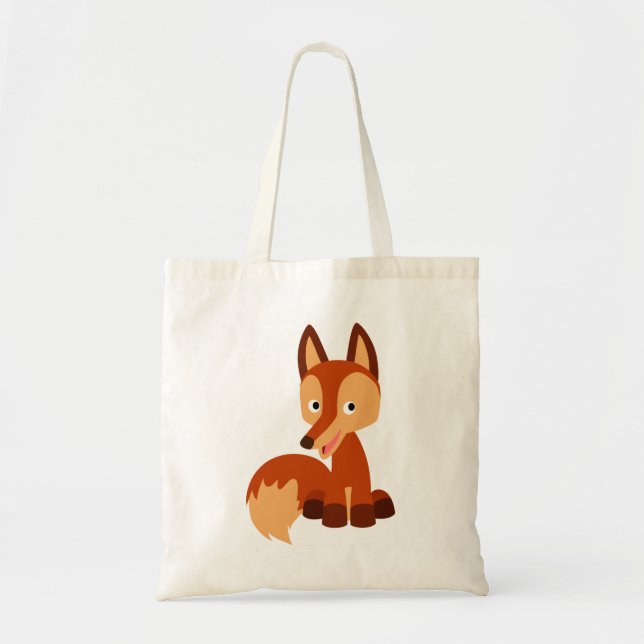 Bolsa Tote Bag Fox Bag de Cartoon Cunhado Bonito (Frente)