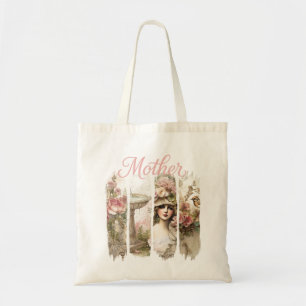 Bolsa Tote Bag Mãe Tote Rosa Botânica