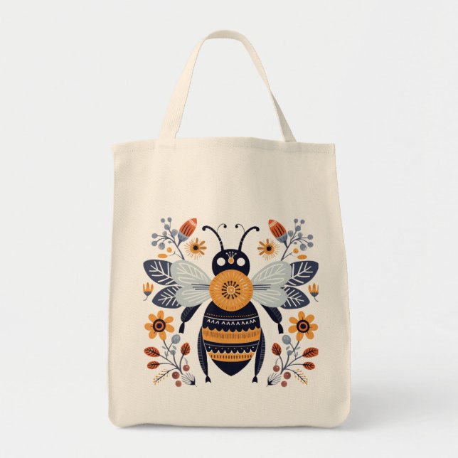 Bolsa Tote Bag Nórdica de Bee Tote (Frente)
