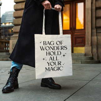 Bolsa Tote “Bag of Wonders – Hold All Your Magic” Tote Bag