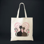 Bolsa Tote Bag Personalizada de Gatos de Amor Pequeno<br><div class="desc">Meu design de arte vetorial, "Cats de Amor" está em um saco de tote personalizado. Perfeito para festa romântica! É totalmente personalizável clicando no botão "Personalizar!". Sinta-se livre para adicionar texto, alterar fonte, tamanho e adicionar e excluir imagem conforme necessário. Cartão de anúncio, cartões de agradecimentos, postagem e outros produtos...</div>
