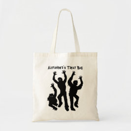 Bolsa Tote Bag Personalizada do Tratado de Halloween de Zombi