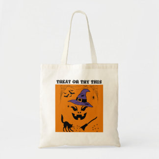 Bolsa Tote Bag Personalizável de Tratamento de Halloween