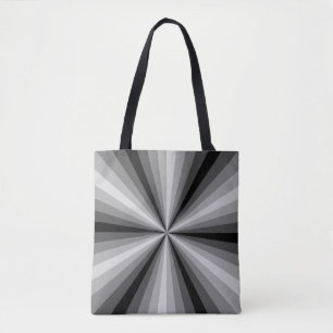 Bolsa Tote Bag preto de ilusão óptica, tudo sobre Impressão