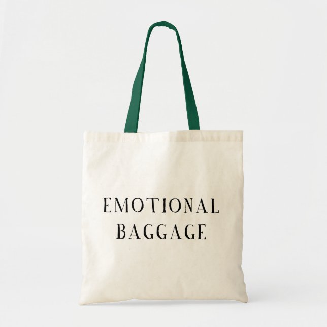 Bolsa Tote Bagagem emocional (Frente)