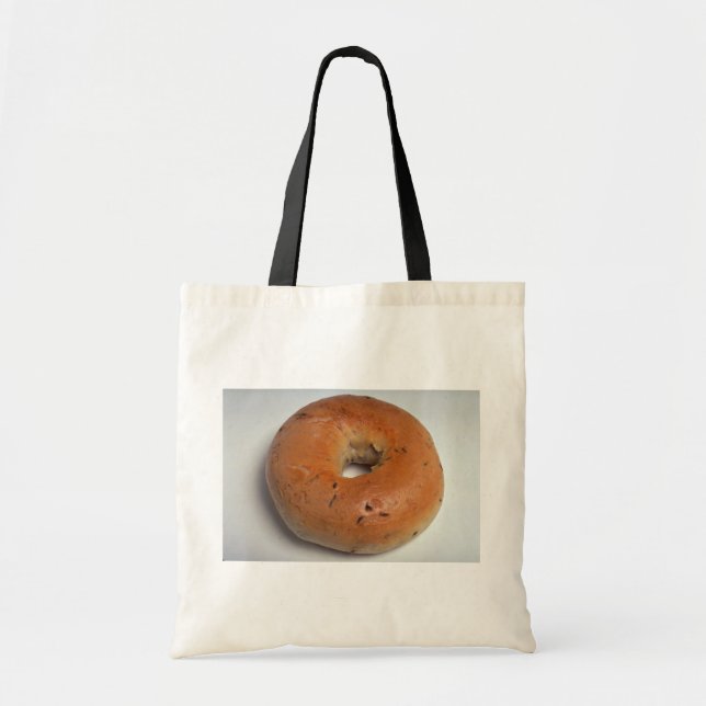 Bolsa Tote Bagel delicioso (Frente)