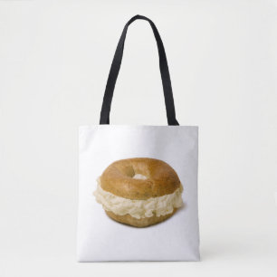 Bolsa Tote Bagel & queijo creme
