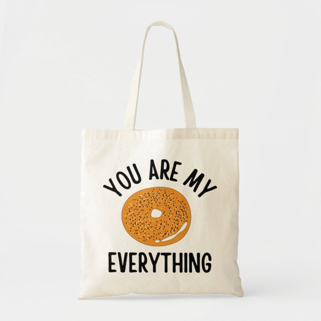 Bolsa Tote Bagel Você É Meu Engraçado (Frente)
