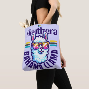 Bolsa Tote Bahamas Souvenir Gift : Eleuthera Bahamas Llama