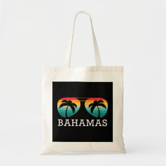 Bolsa Tote Bahamas Souvenir Retro Sunset Trip Summer Vaces