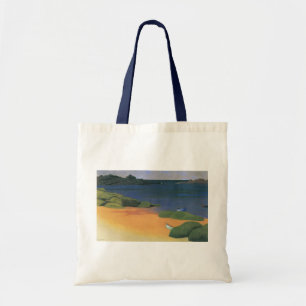 Bolsa Tote Baía de Tregastel por Felix Vallotton, Arte Fino