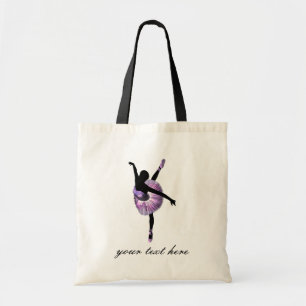Bolsa Tote Bailarina bonita no roxo