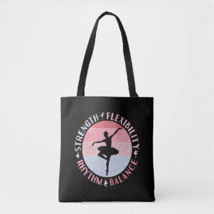 Bolsa Tote Bailarina Dançarina de Ballet - Valores de Mentali