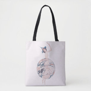 Bolsa Tote Bailarina do nouveau da arte