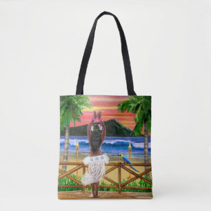 Bolsa Tote Bailarina Havaiana do Pôr do Sol