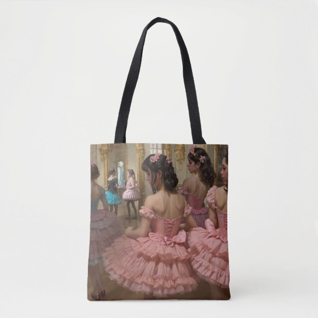Bolsa Tote Bailarinas en una gran sala de estilo rocóco (Frente)