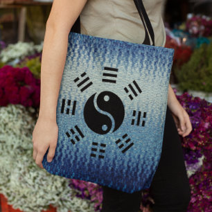 Bolsa Tote Balança: Ba Gua, oito trigramas yin yang TCM