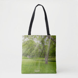 Bolsa Tote Balançando No Saco De Tota À Luz Do Sol