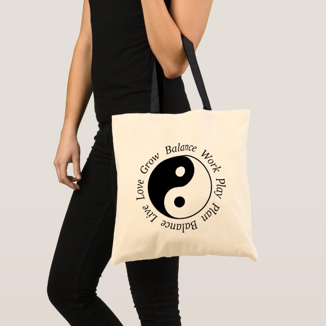 Bolsa Tote Balanço Yin Yang Tote Bag (Frente (produto))