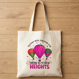 Bolsa Tote Balão de Ar Quente Colorido - Apreciação do Profes