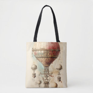 Bolsa Tote Balão de Ar Quente Steampunk (4)