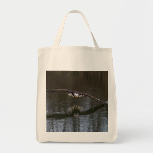 Bolsa Tote Bald Eagle em Voo (Frente)