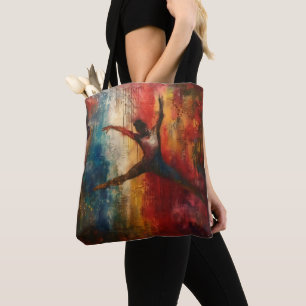 Bolsa Tote Balé Dancer Abstrato Art