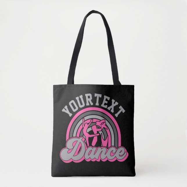 Bolsa Tote Balé Dancer ADD TEXT Classic Dance Executor (Frente)