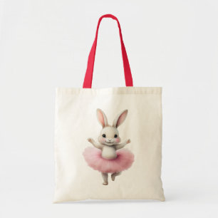 Bolsa Tote Balé de dança de bailarina branca