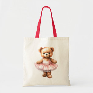 Bolsa Tote Balé de dança de bailarina de ursinho