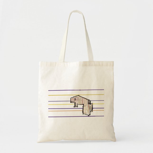 Bolsa Tote Baleia beluga alegria de verão (Frente)