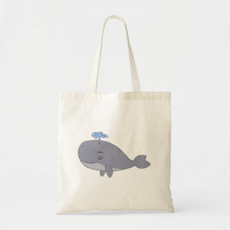 Bolsa Tote Baleia bonito dos desenhos animados