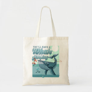 Bolsa Tote Baleia de um bom saco do tempo