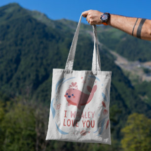 Bolsa Tote Baleia No Amor Saco De Sapo De Binho