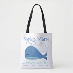 Bolsa Tote Baleia relaxada