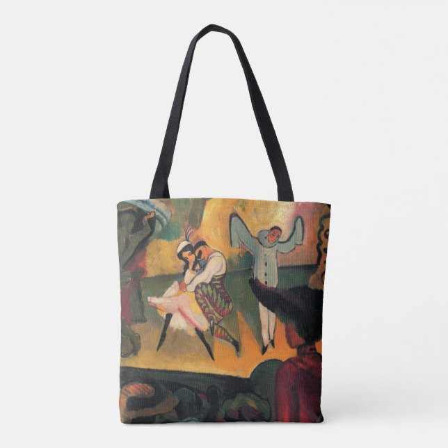 Bolsa Tote Balés Russos, Balé russo por August Macke (Verso)