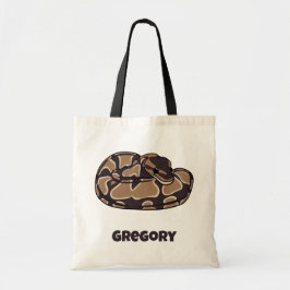 Bolsa Tote Ball Python Cobra, Brown e Tan Personalizados
